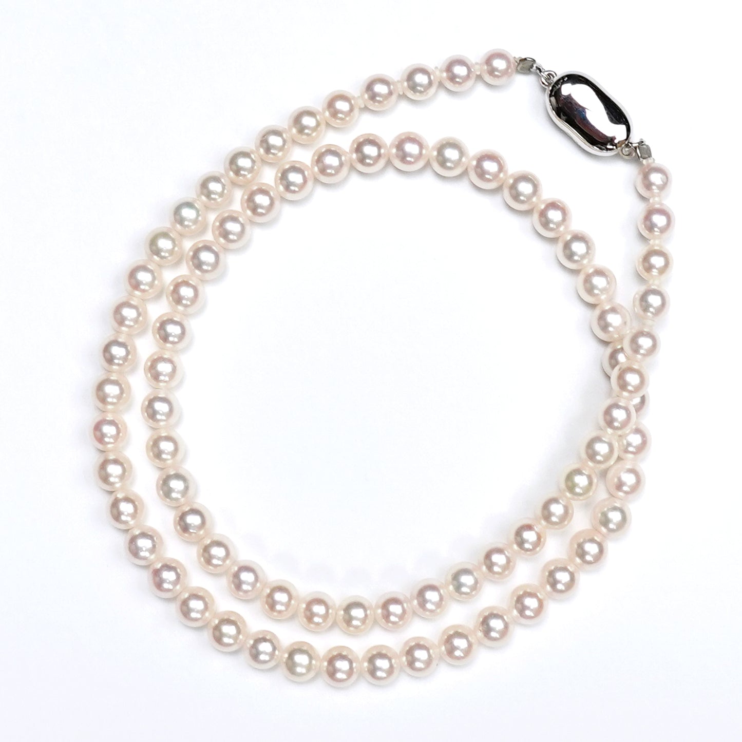 パールネックレス 希少な小粒でキレイなアコヤ真珠ネックレス(5.0〜5.5mm) PeAN50-010