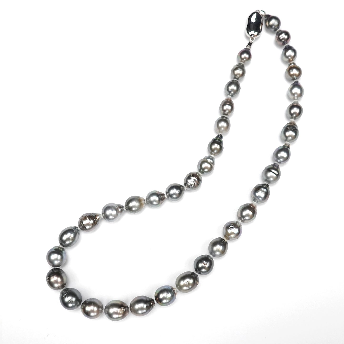 黒蝶真珠セミバロックネックレス KC-N7.9〜11.8mm-SE13031