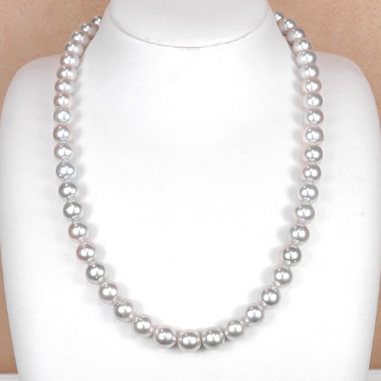 ナチュラルカラー(無調色)パールネックレス8.0〜8.5mm PNN80-OO04102103