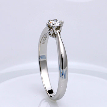 人気のシンプルデザインのプラチナ製ブライダルリングセット 手作りの結婚指輪 Bs1007-HK20-25-0.20,F,VS2,3EX,HC