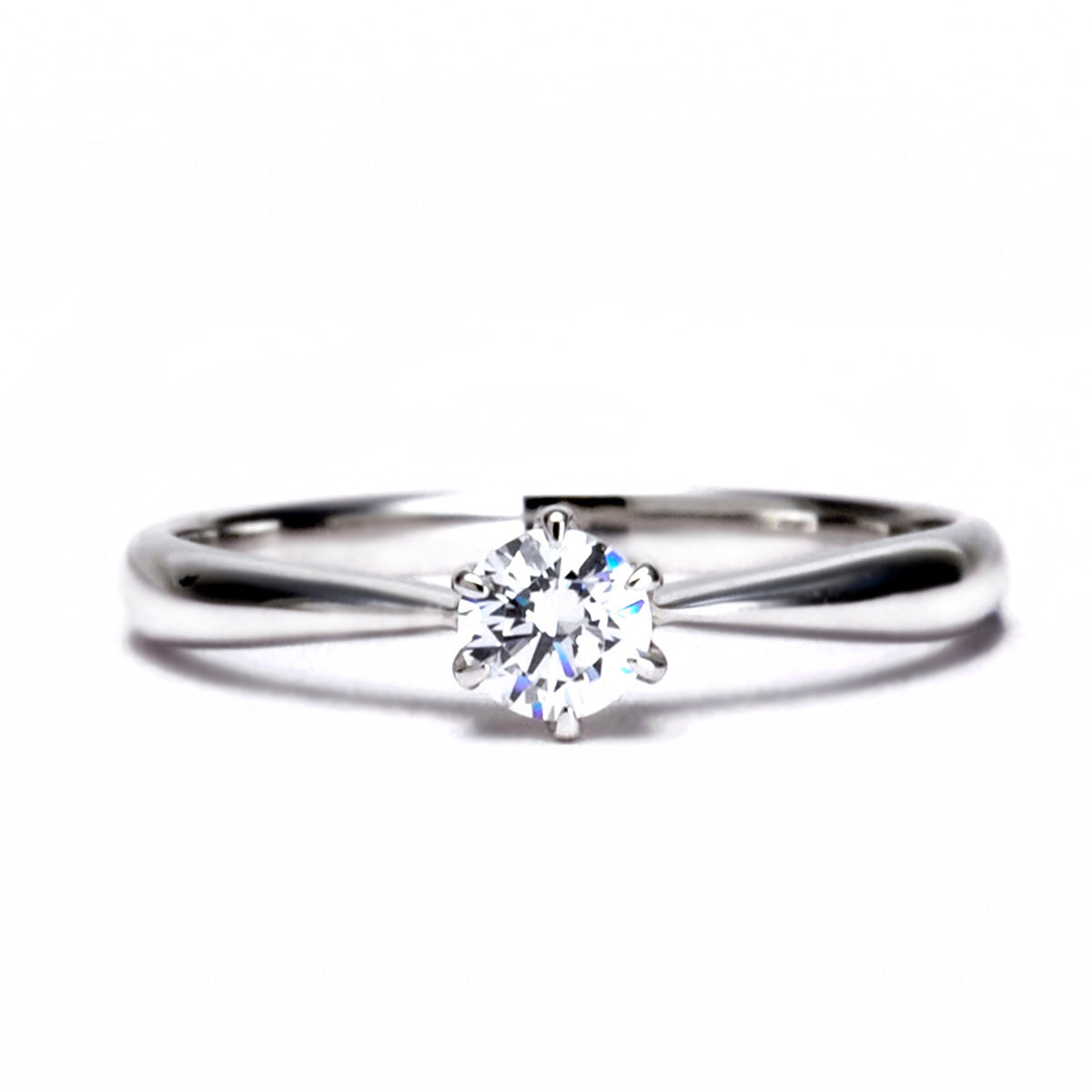 人気のシンプルデザインのプラチナ製ブライダルリングセット 手作りの結婚指輪 Bs1007-HK20-25-0.20,F,VS2,3EX,HC
