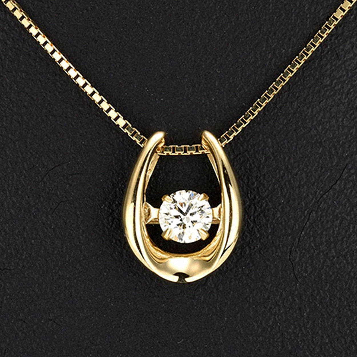 ジュエリーリフォーム】 ダンシングストーン馬蹄形ダイヤモンドペンダントトップ JR-PTD-DS-FTW-2402-0.2ct-K18 –  NONAKA JEWELRY