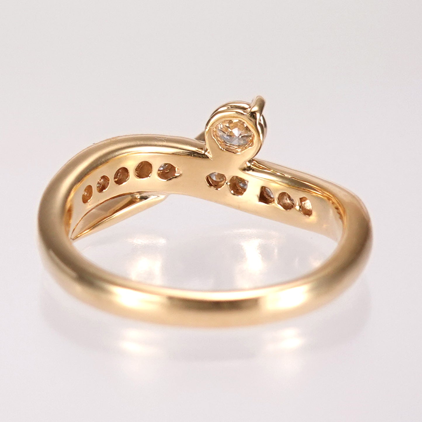 【特別価格】ダイヤモンドリング0.50ct K18YG(イエローゴールド)製-RD050-SADAP3265
