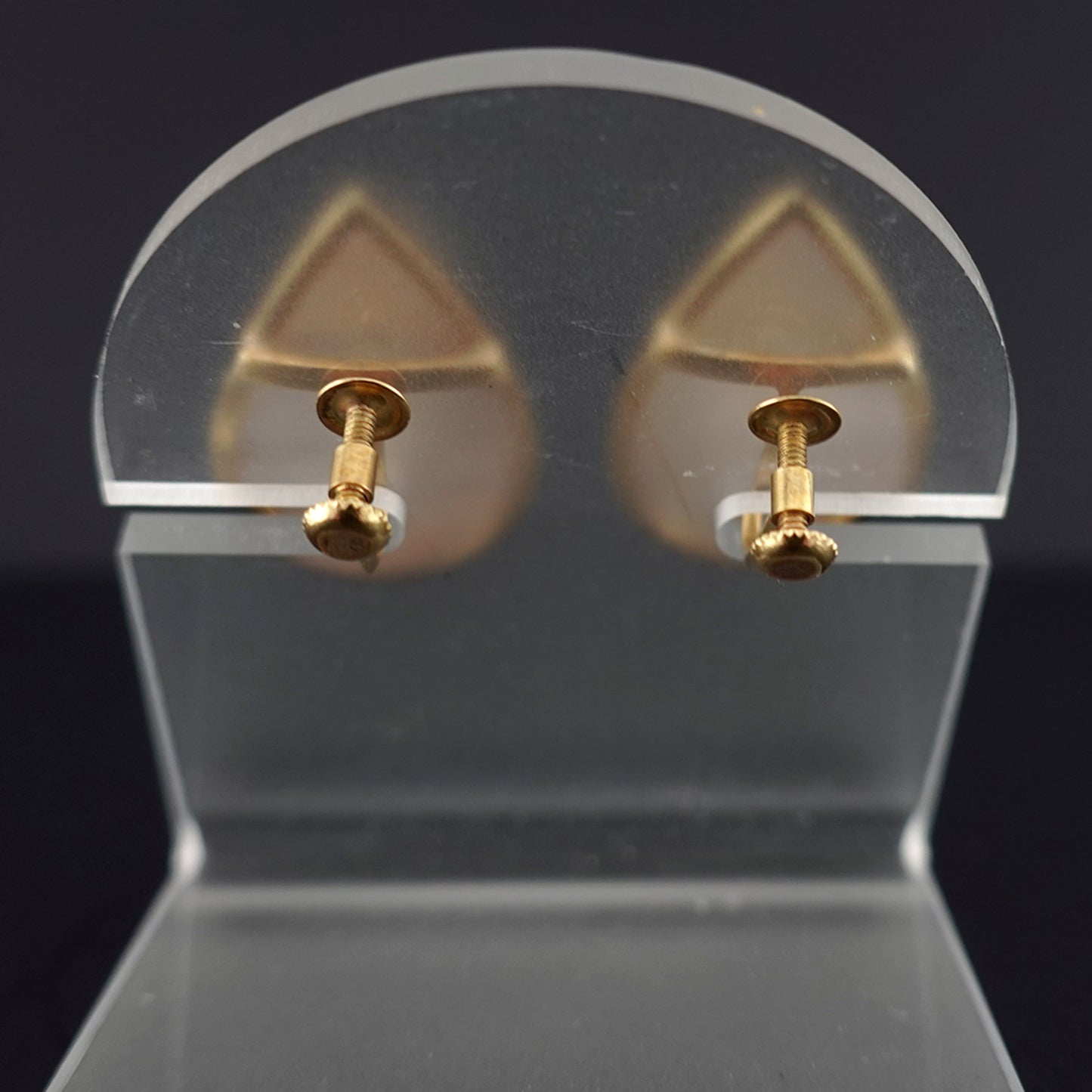 しずく型マベパールイヤリング-K18YG ER-MP-22×15mm-K18YG-マベ