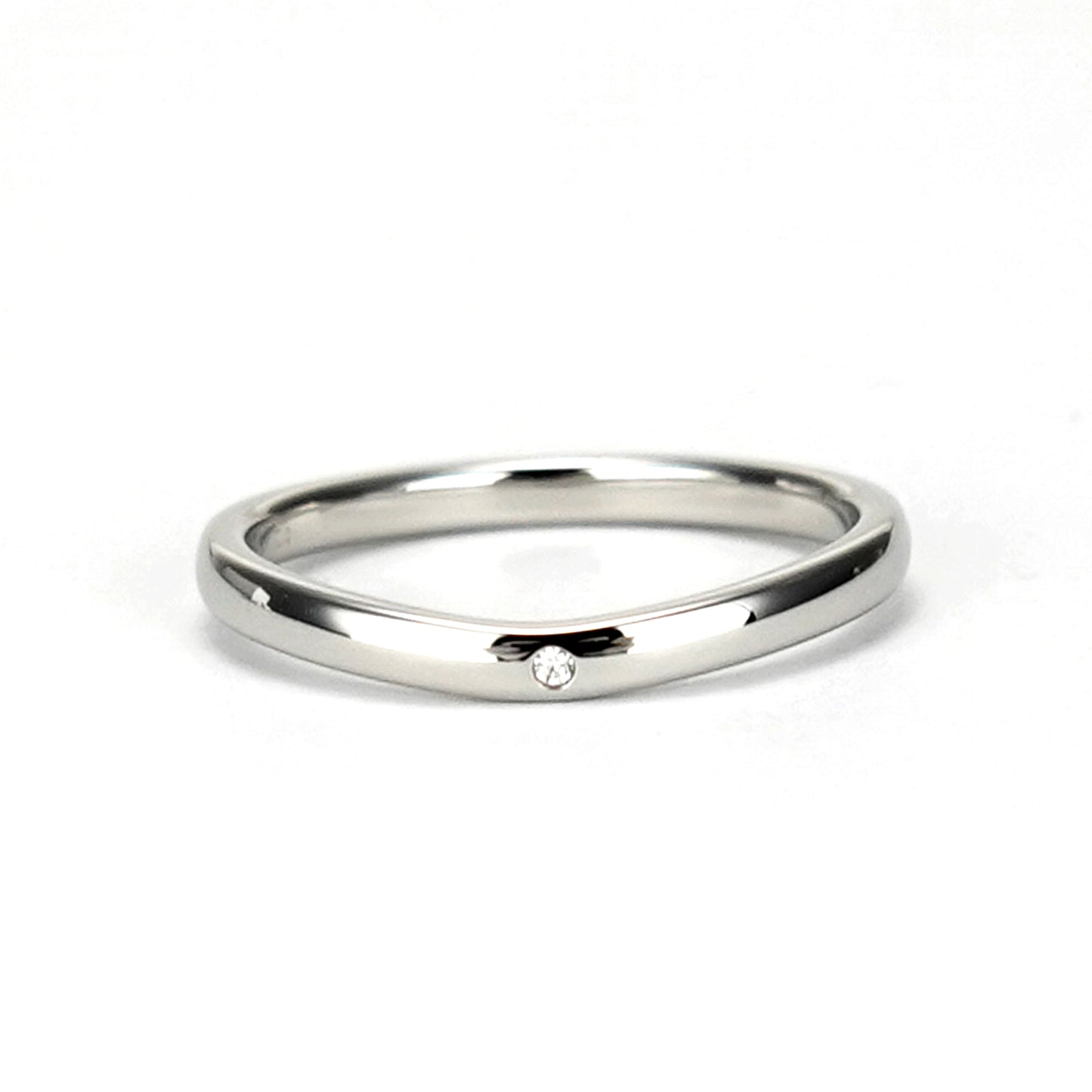 【鍛造】結婚指輪ペアPt 変形やキズに強い高品質なプラチナ鍛造リング MpKK82-20Dh1-KK82-25-Pt