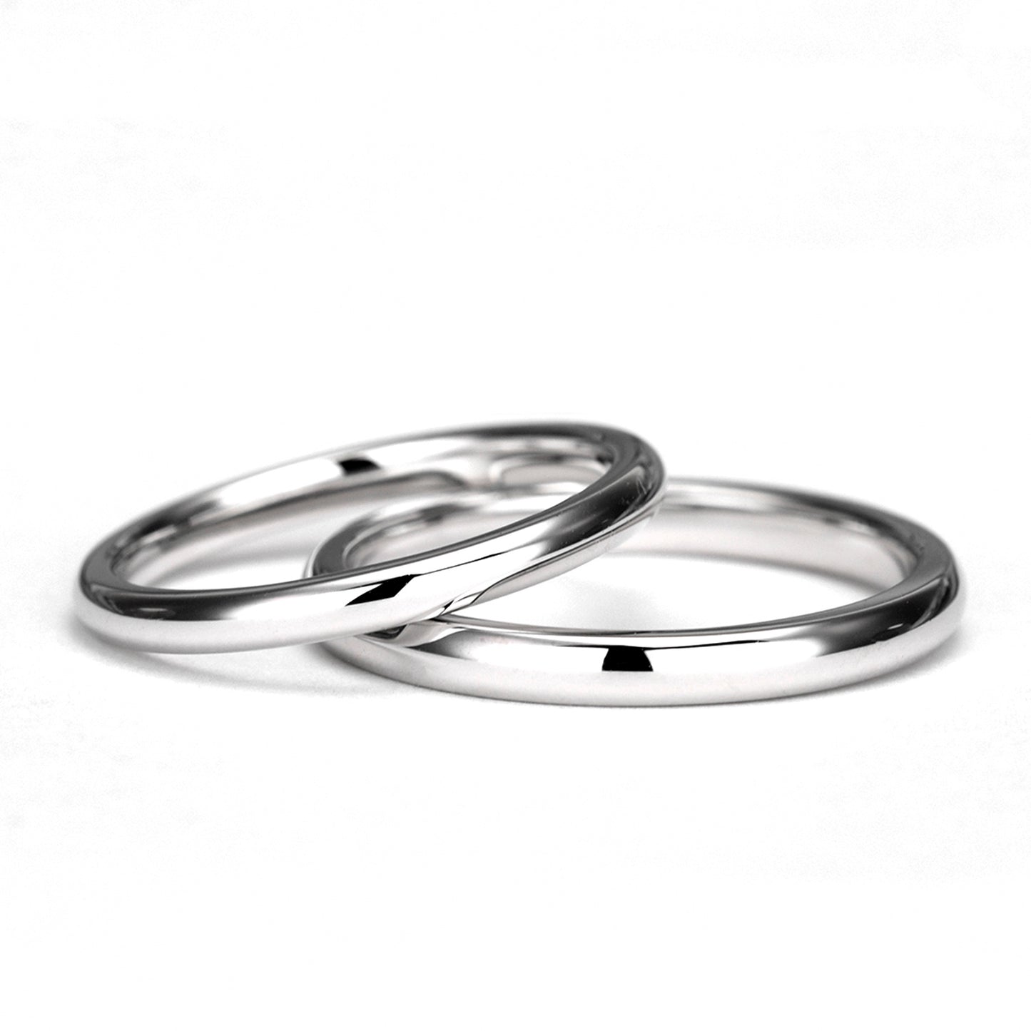 【HarmonyPremium-1】結婚指輪ペア シンプルなストレートデザインの高純度ハードプラチナ(Pt.950H)製マリッジリング MpHaPre1