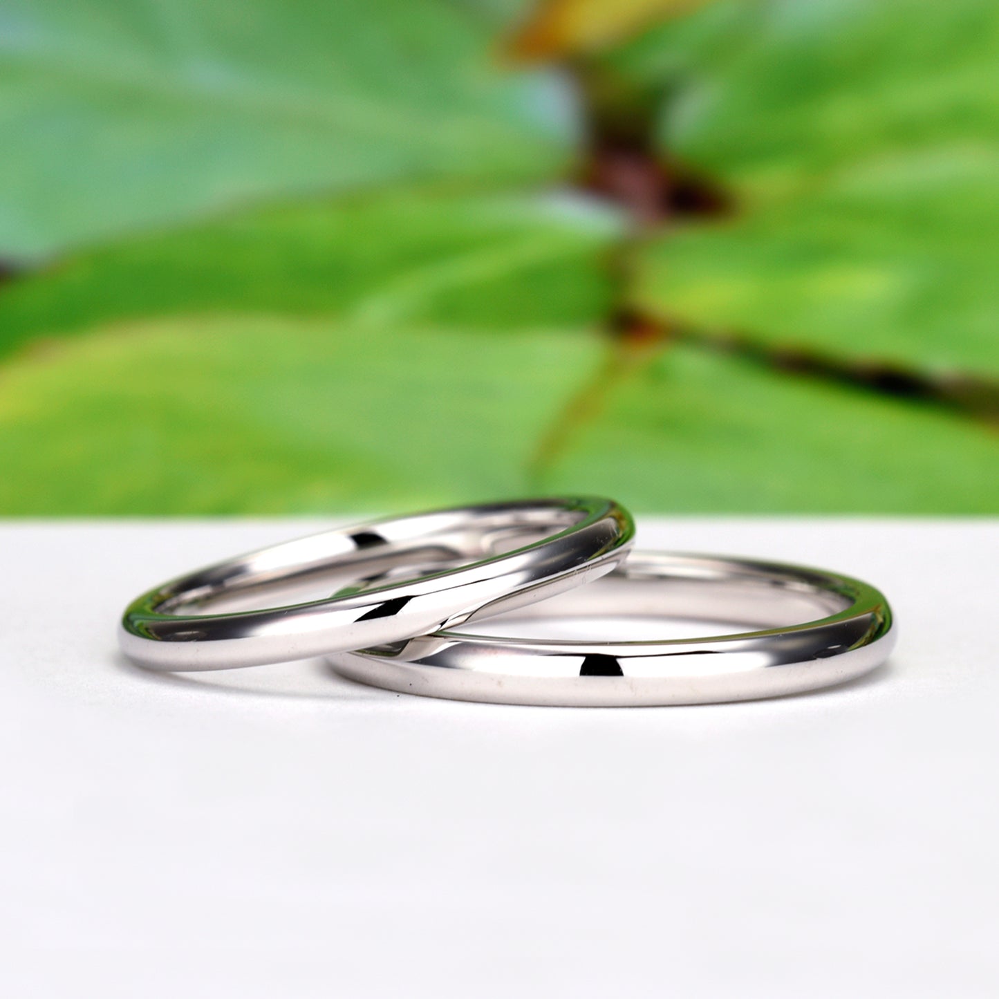 【HarmonyPremium-1】結婚指輪ペア シンプルなストレートデザインの高純度ハードプラチナ(Pt.950H)製マリッジリング MpHaPre1