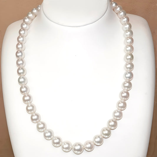 南洋白蝶真珠ネックレス 8.2-10.5mm真珠総合鑑別KKXXX573(鑑別書表記 8.0~10.5mm up)NSS-8.2-10.5mm真珠総合鑑別KKXXX573