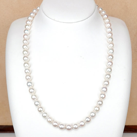 【特別価格】パールネックレス7.0〜7.5mm PN70-OK15112606