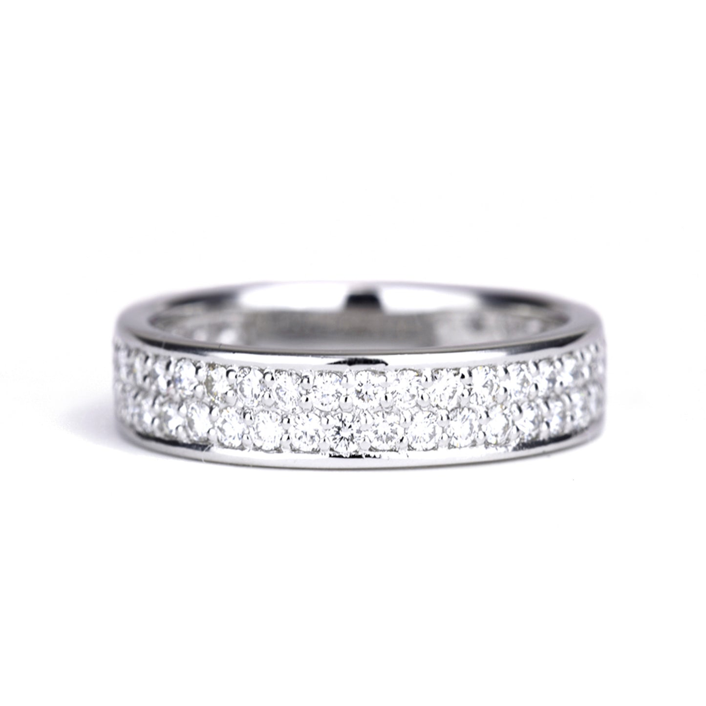 【特別価格】ダイヤモンドリング パベセッティング0.88ct 高品質ダイヤモンドを隙間なく敷き詰めた高級リング(Pt.900)-RD-5042685