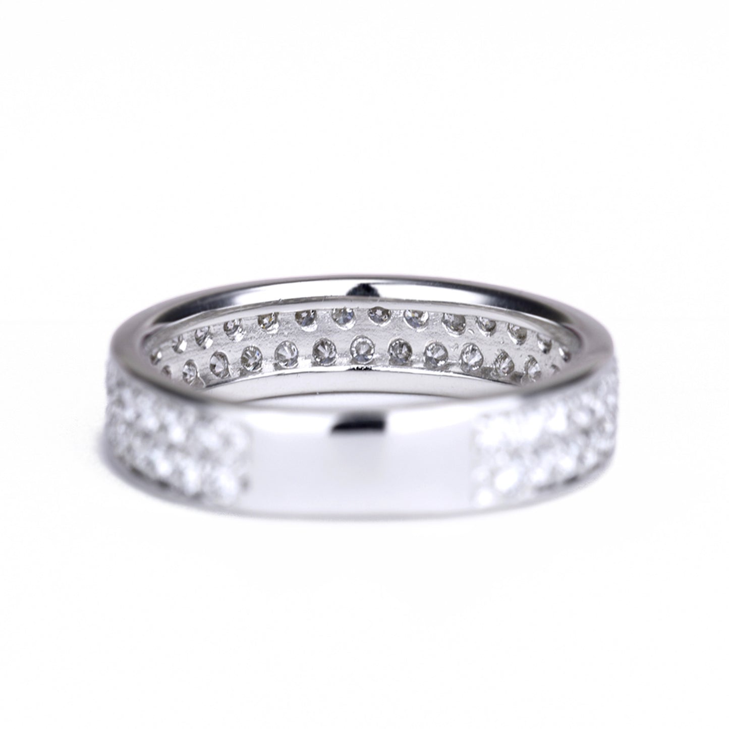 【特別価格】ダイヤモンドリング パベセッティング0.88ct 高品質ダイヤモンドを隙間なく敷き詰めた高級リング(Pt.900)-RD-5042685