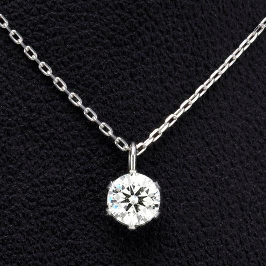 ダイヤモンドペンダント お手頃価格で輝きのきれいなダイヤモンドを使用(プラチナ製) PND6-Pt-0.20,F,SI2,VG