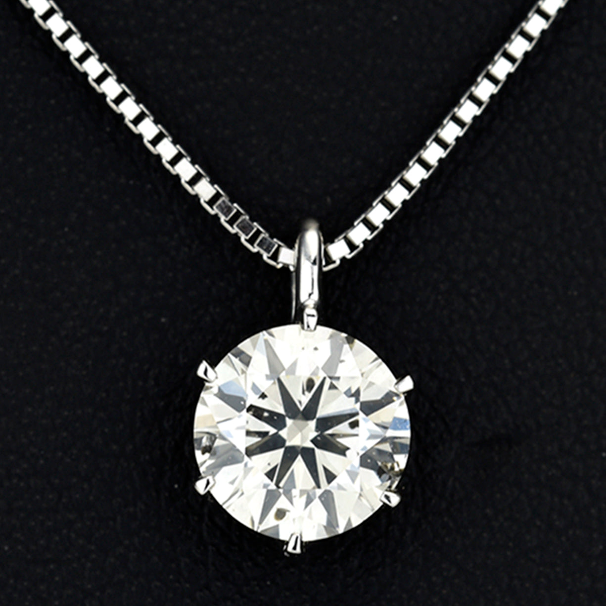 1.009ctダイヤモンドペンダント 1ctダイヤモンドの理想的なサイズ(中央宝石研究所鑑定書付) PN-D1.009,L