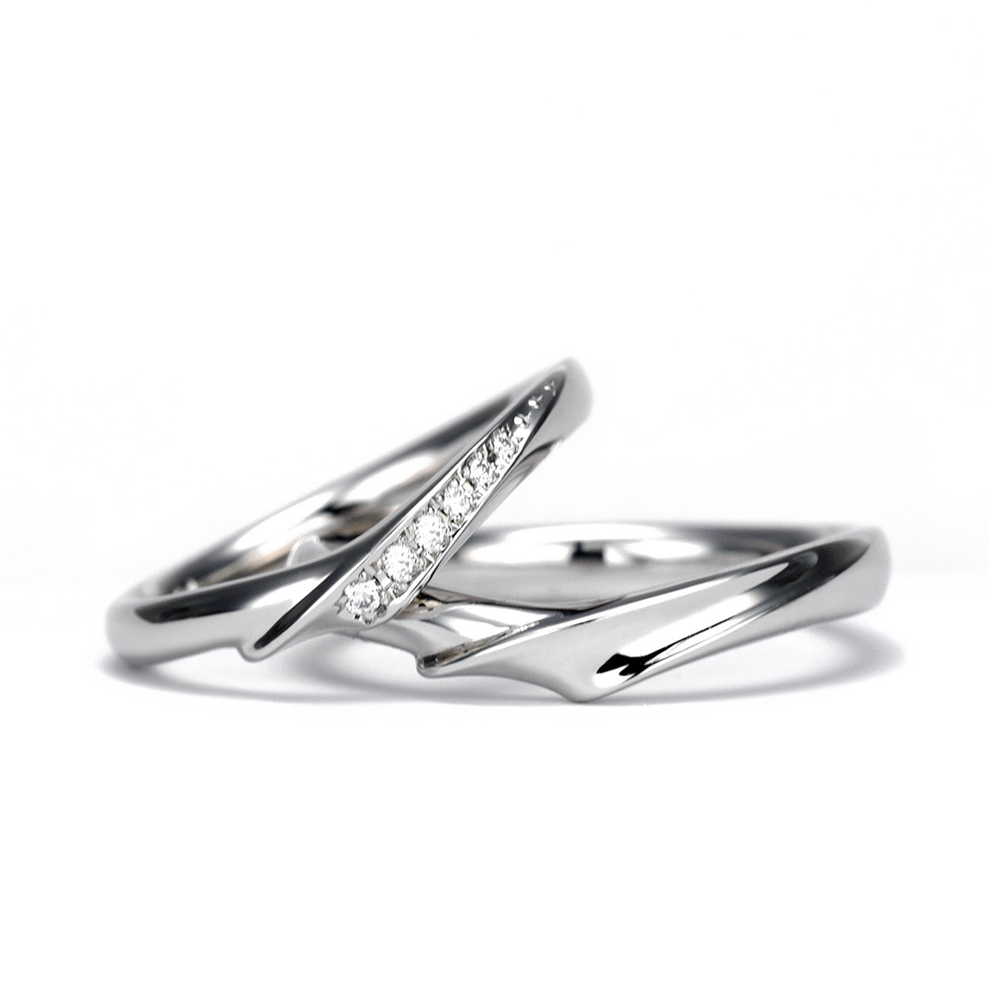 結婚指輪ペア 最高カットH&Cダイヤモンドを使用し、着け心地抜群のマリッジリング MpS101Bh-Pt950H