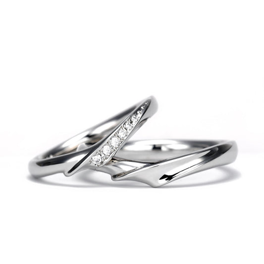 結婚指輪ペア 着け心地抜群のマリッジリング MpS101B-Pt900