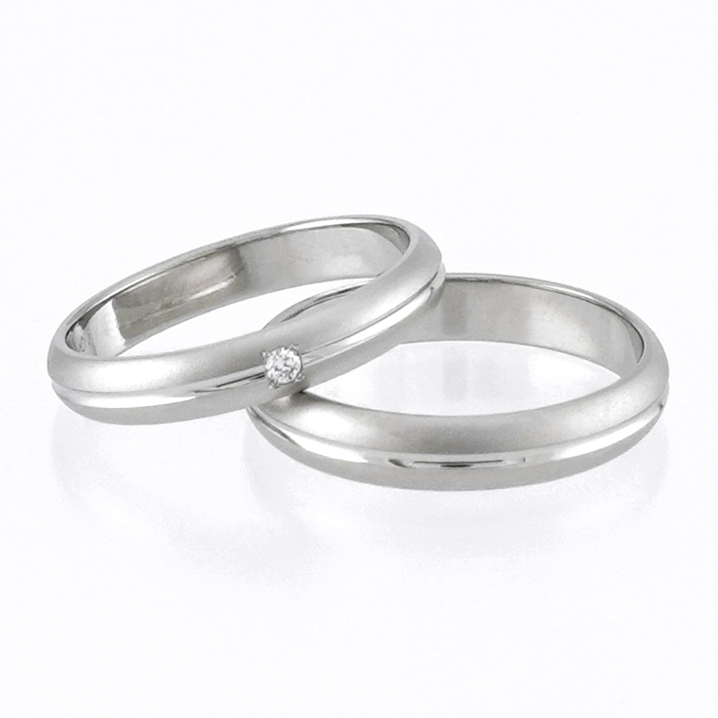 【TrueLove】【1/12迄の特価】結婚指輪ペア キズや変形に強い鍛造製法のリーズナブルなプラチナ製リング MpTL-P314D-P314