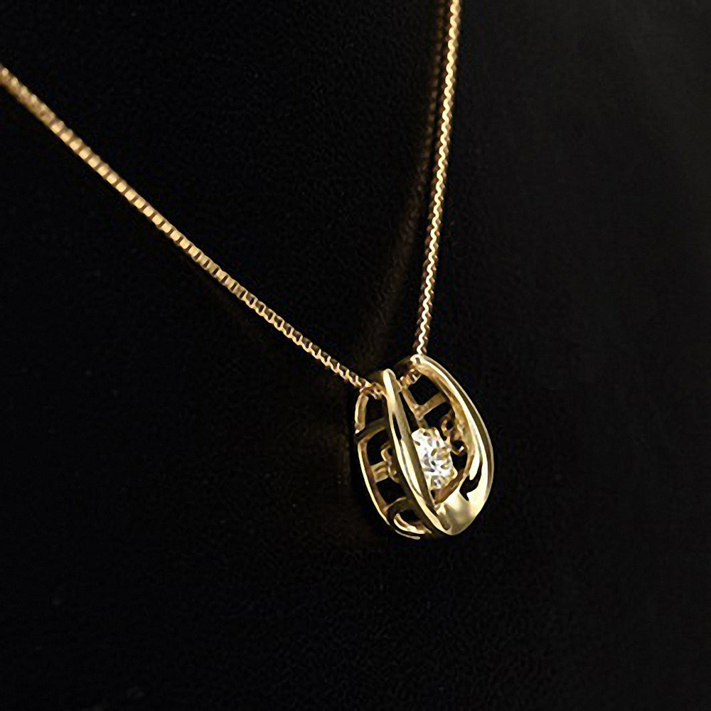 ジュエリーリフォーム】 ダンシングストーン馬蹄形ダイヤモンドペンダントトップ JR-PTD-DS-FTW-2402-0.2ct-K18 –  NONAKA JEWELRY