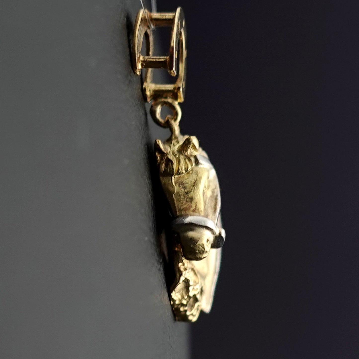 K18/Pt.900ペンダントトップ 人気の馬のモチィーフ、ダイヤモンド入 PH-K18/Pt-UMA-D3