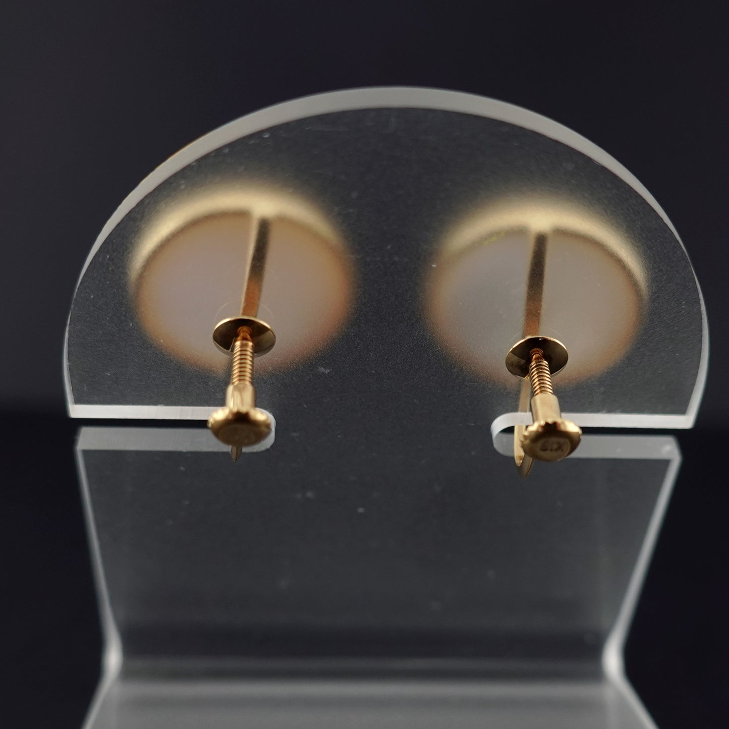 マベパールイヤリング-K18YG  ER-MP-14mm-K18YG-マベ