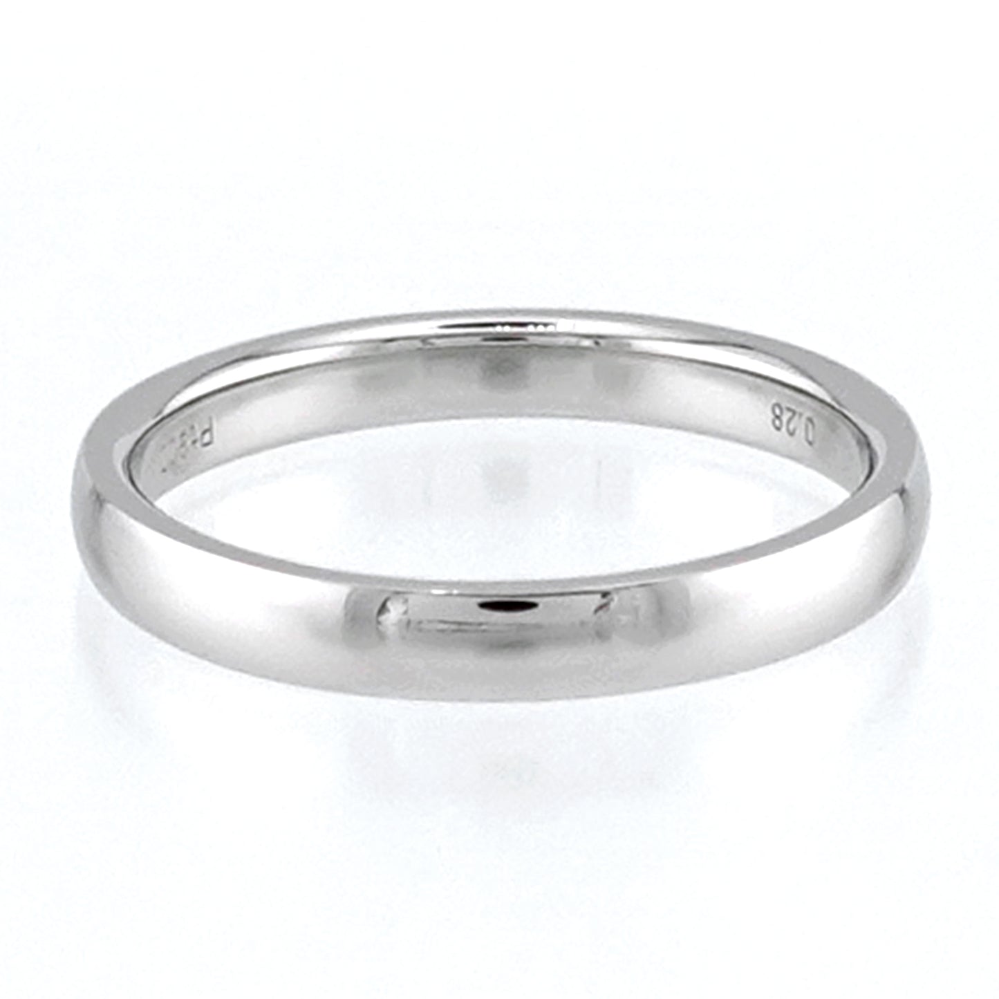 【鍛造】ハーフエタニティリング 高品質ダイヤモンドを使用（Pt900）変形やキズに非常に強い鍛造製法の指輪 MpKK-HE-H25-GVSVG-Pt