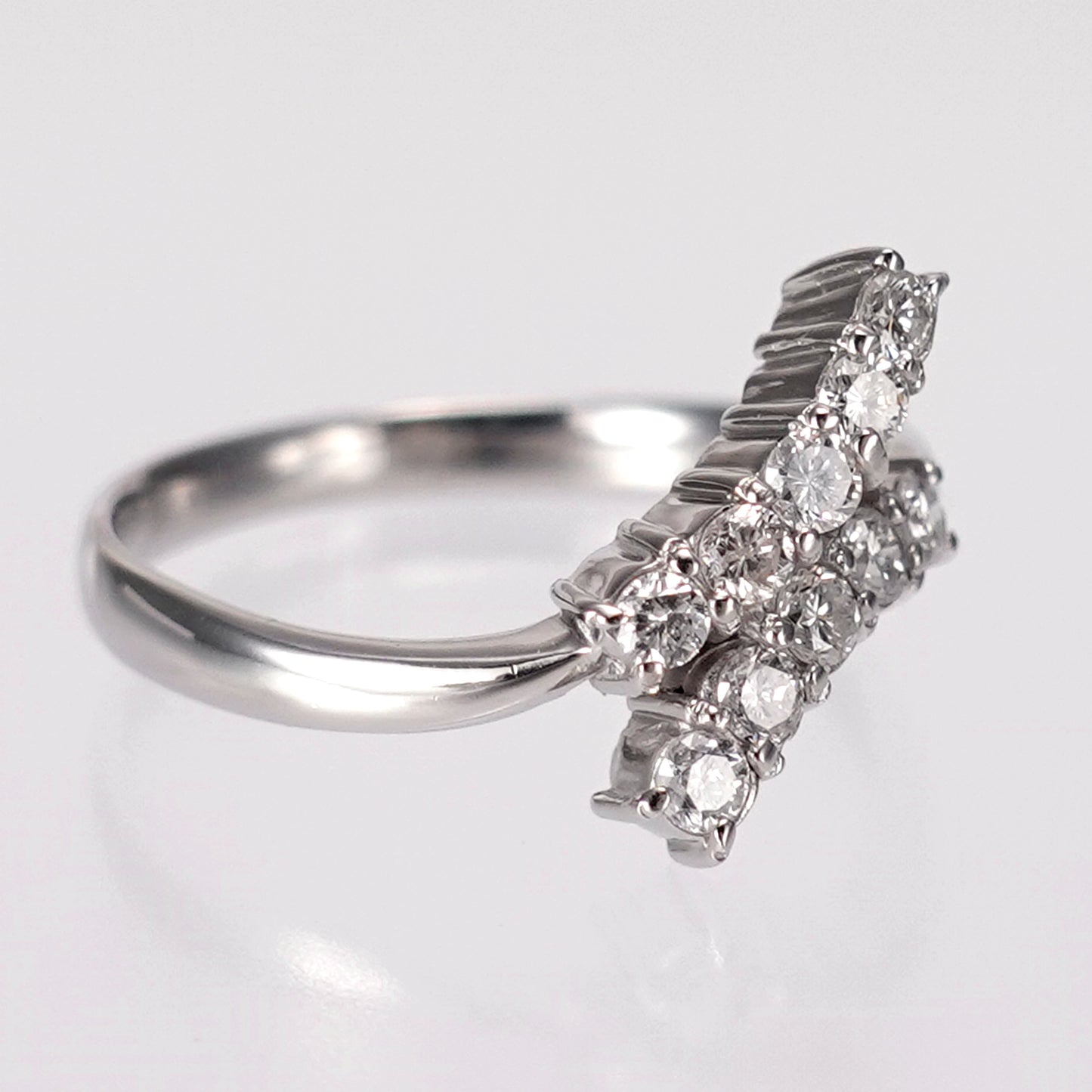 【特別価格】ダイヤモンドリング0.32ct/10個-Pt900-RD032-10p
