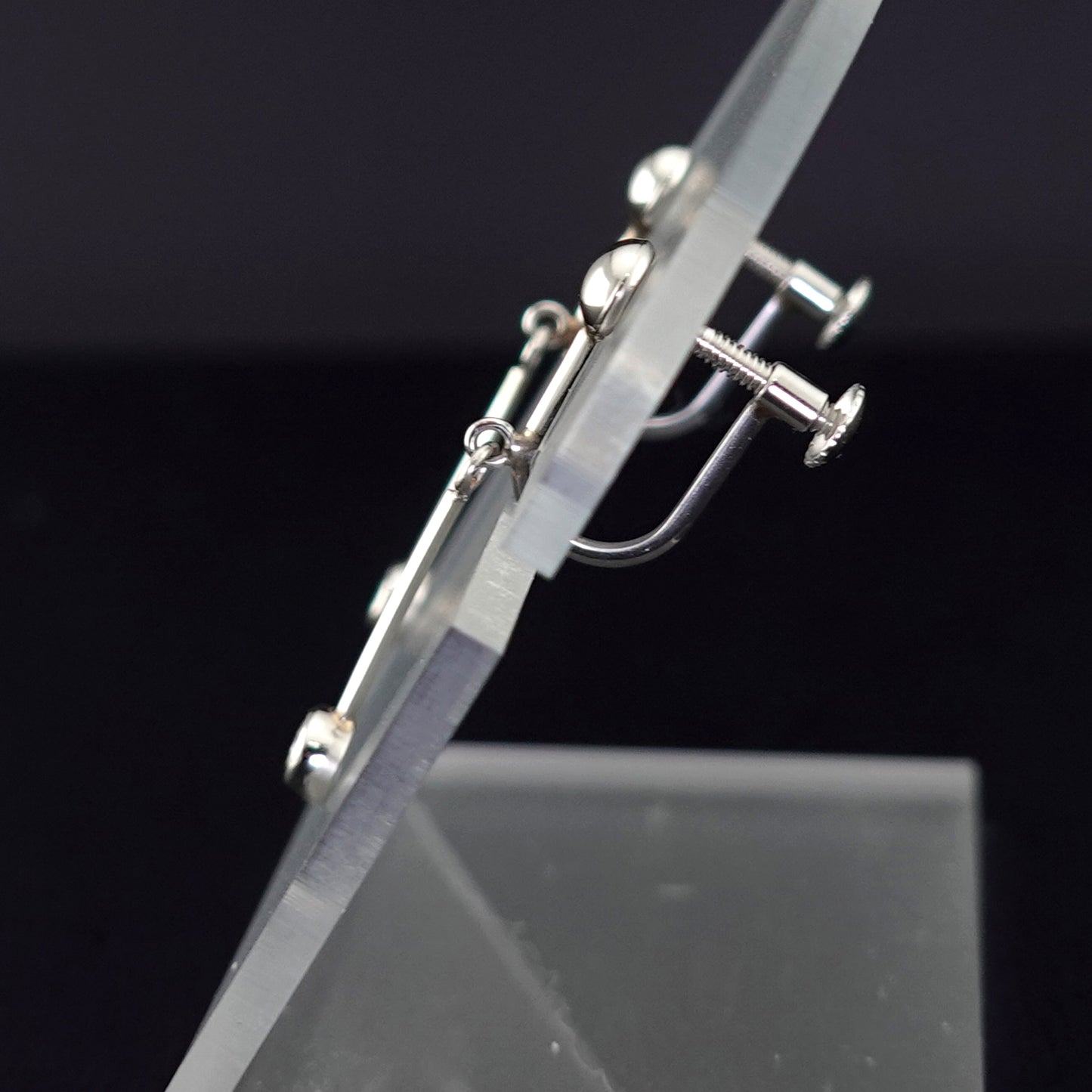 揺れるダイヤモンドイヤリング 0.20ct（Pt.900）プラチナ ERD-Sa-0.20ct/2p-CR23048-Pt