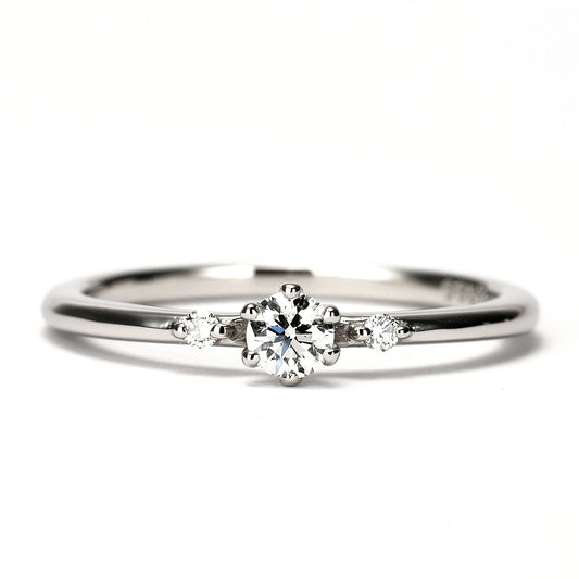 婚約指輪 高品質な指輪をお手頃価格で ER606h-0.131ct,D,VS2,EX,HC-Pt950H